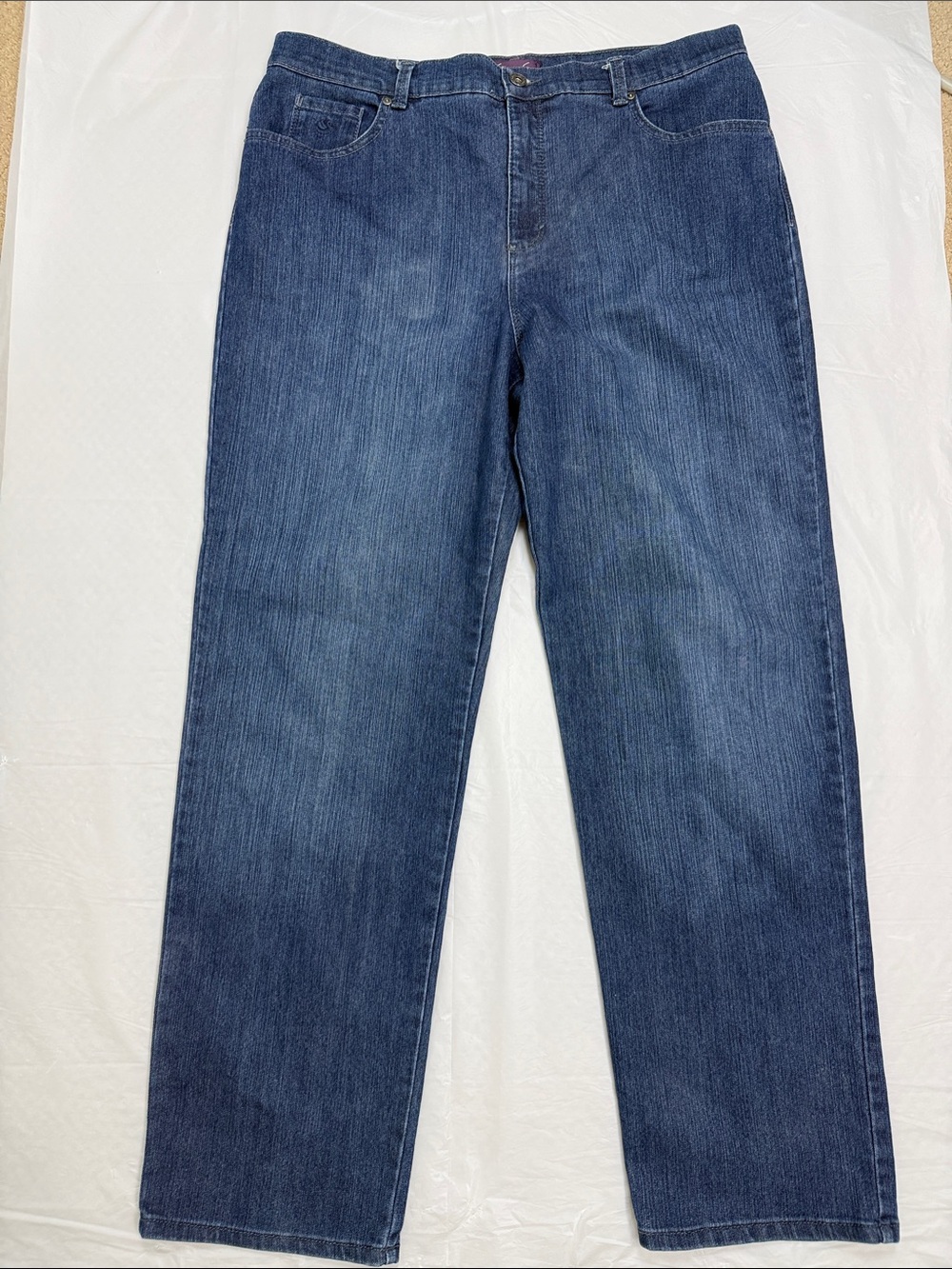 Gloria Vanderbilt Amanda Classic High Rise Jeans Medium Wash 16 Corporate Casual